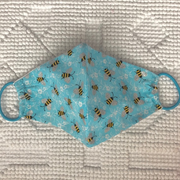 Bumblebee 2 Layer Face Mask - Picture 1 of 5